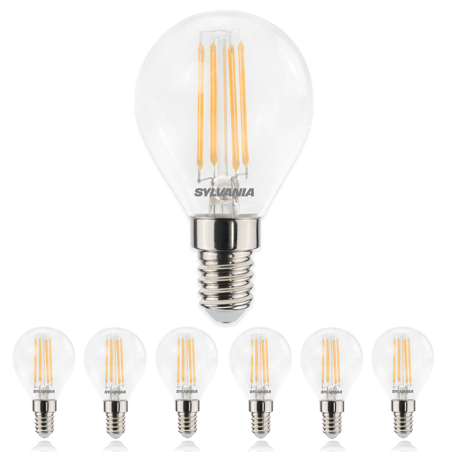 LED Lampe Kugel | E14 & E27 | Warmweiß | 40W Ersatz
