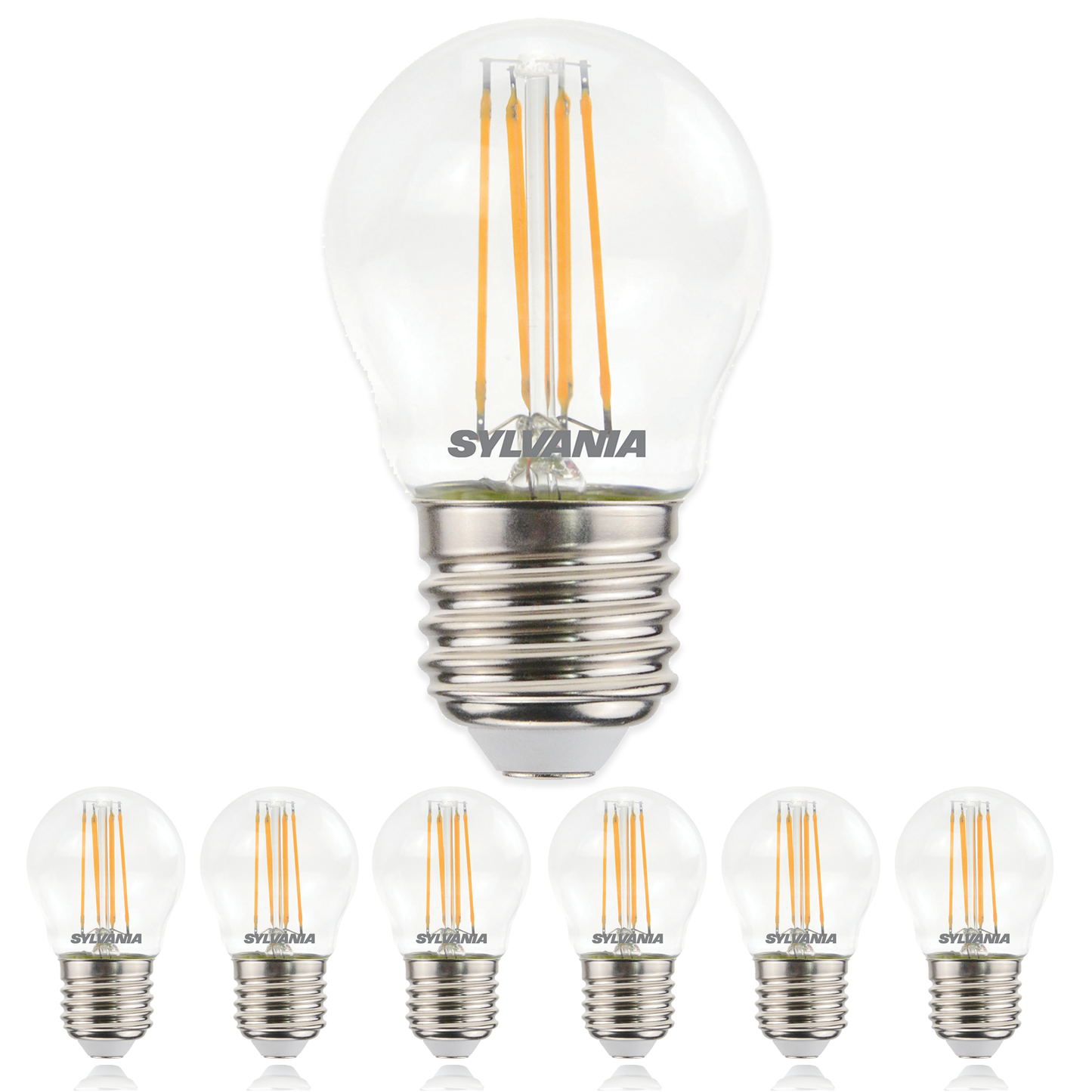 LED Lampe Kugel | E14 & E27 | Warmweiß | 40W Ersatz