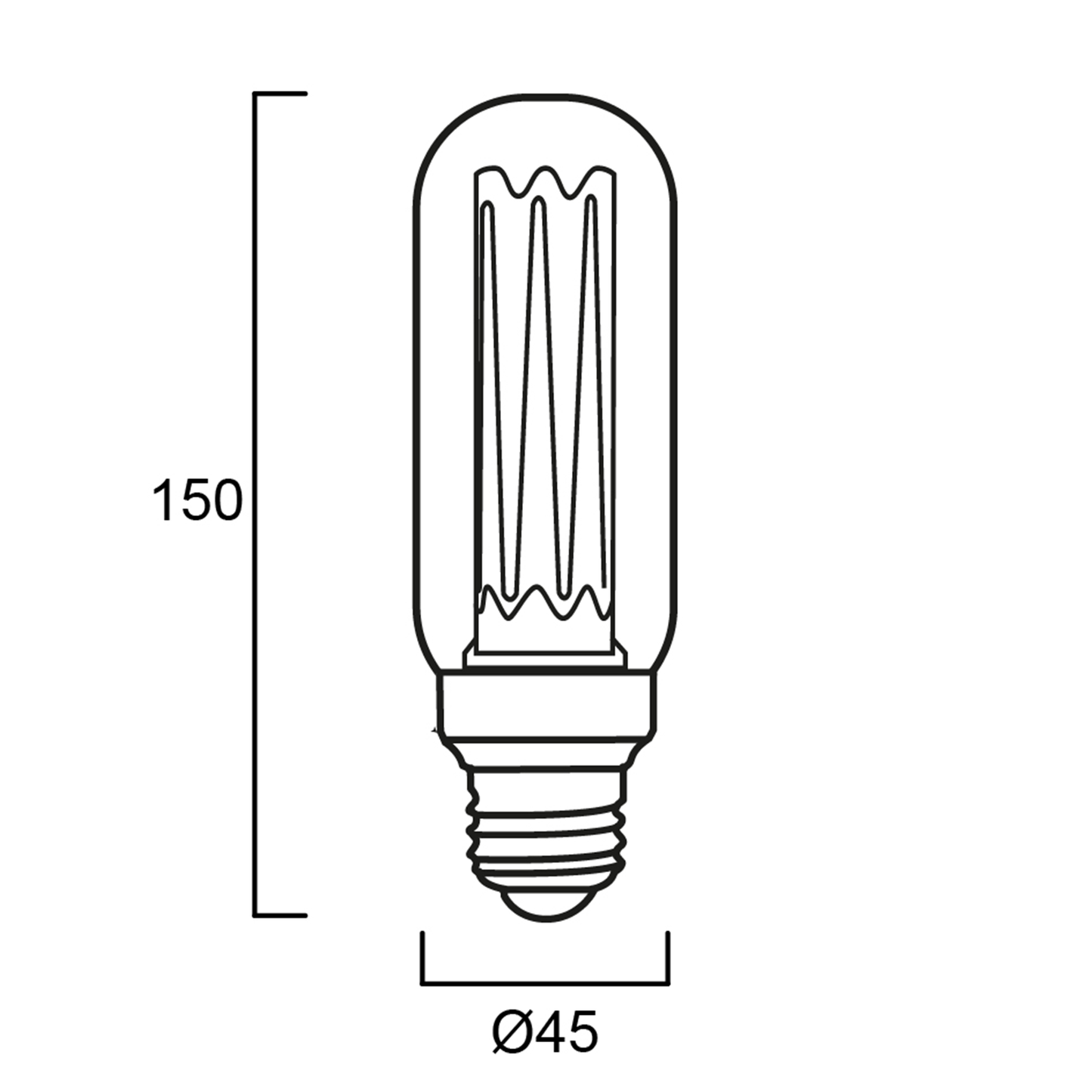 Retro LED Lampe | Dekoratives Design | verschiedene Formen