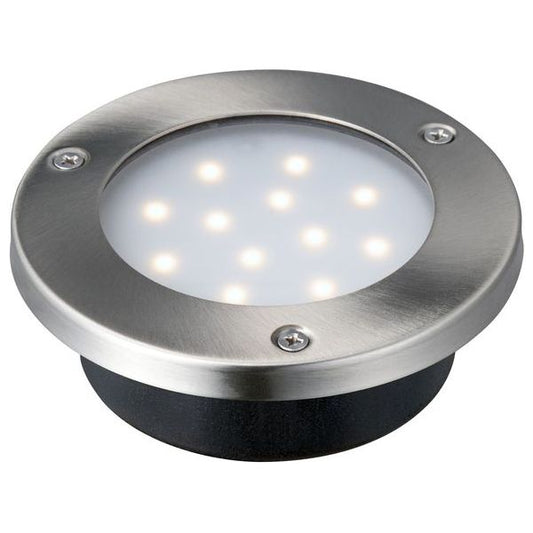 SYLVANIA Solar LED-Bodenleuche | 2 Leuchten mit Solarpanel | mit Tageslicht/Bewegungssensor PIR