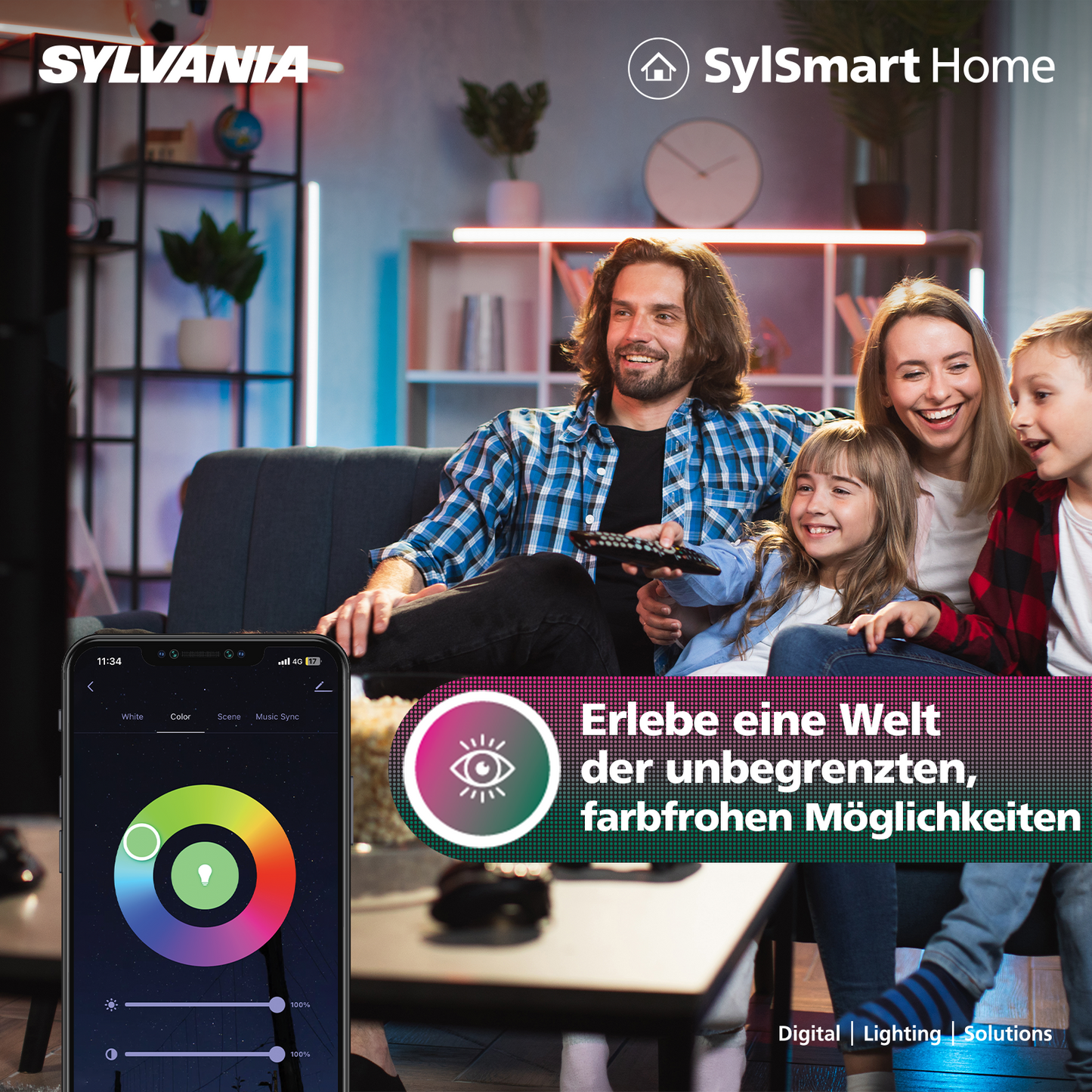 LED Streifen | 2 - 5 Meter | dimmbar | RGB + Warmweiß - Tageslichtweiß