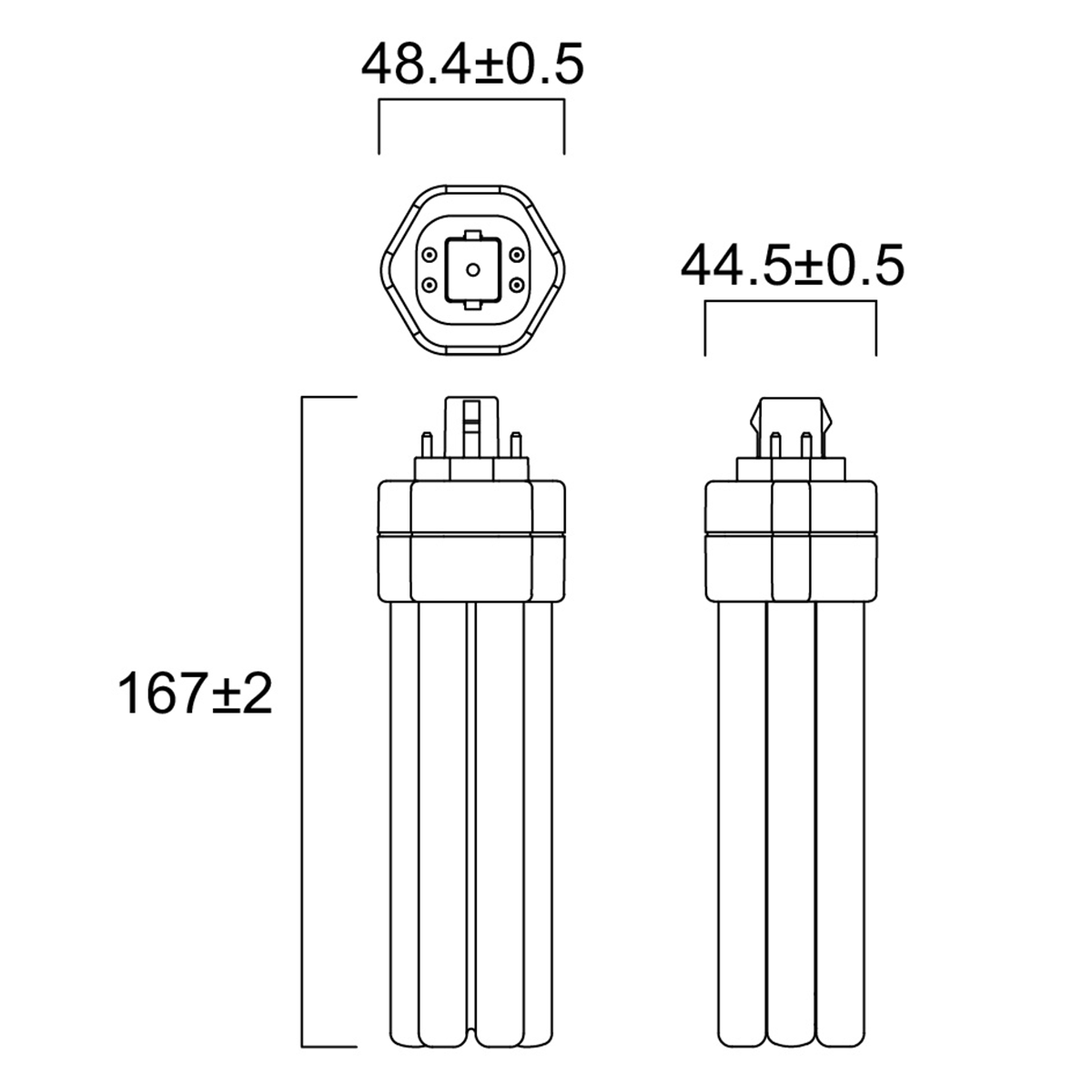 Lynx TE LED Lampe | GX24Q Sockel | 1760 - 2250 Lumen | Neutralweiß