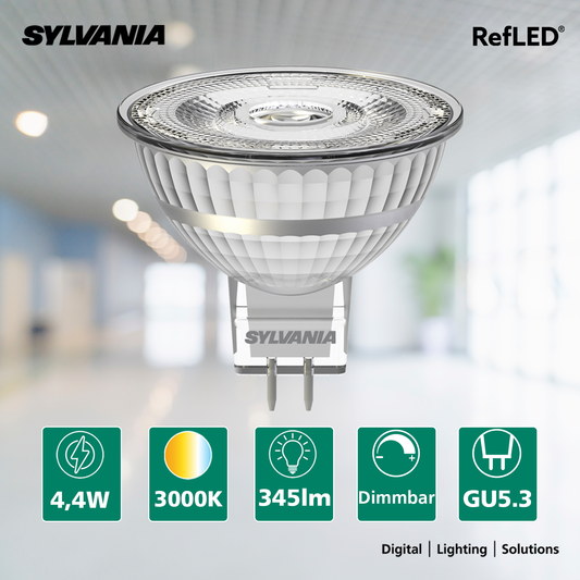 MR16 LED Lampe | dimmbar | 345 - 621 Lumen | Warmweiß | 35W - 50W Ersatz