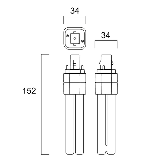 Lynx D LED Lampe | G24D Sockel | 770 - 1100 Lumen | Neutralweiß