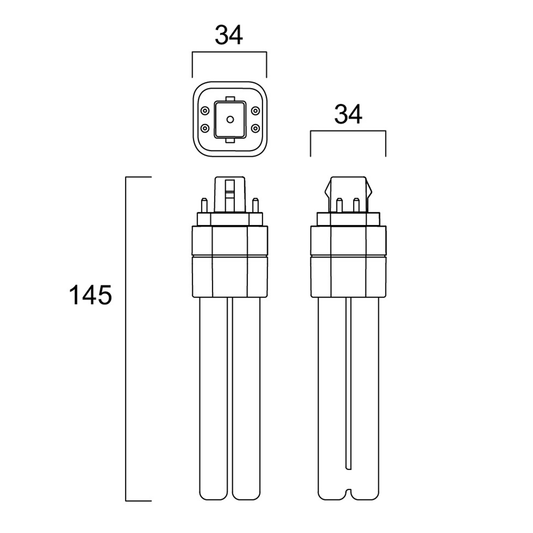 Lynx DE LED Lampe | G24Q Sockel | 770 - 1100 Lumen | Neutralweiß