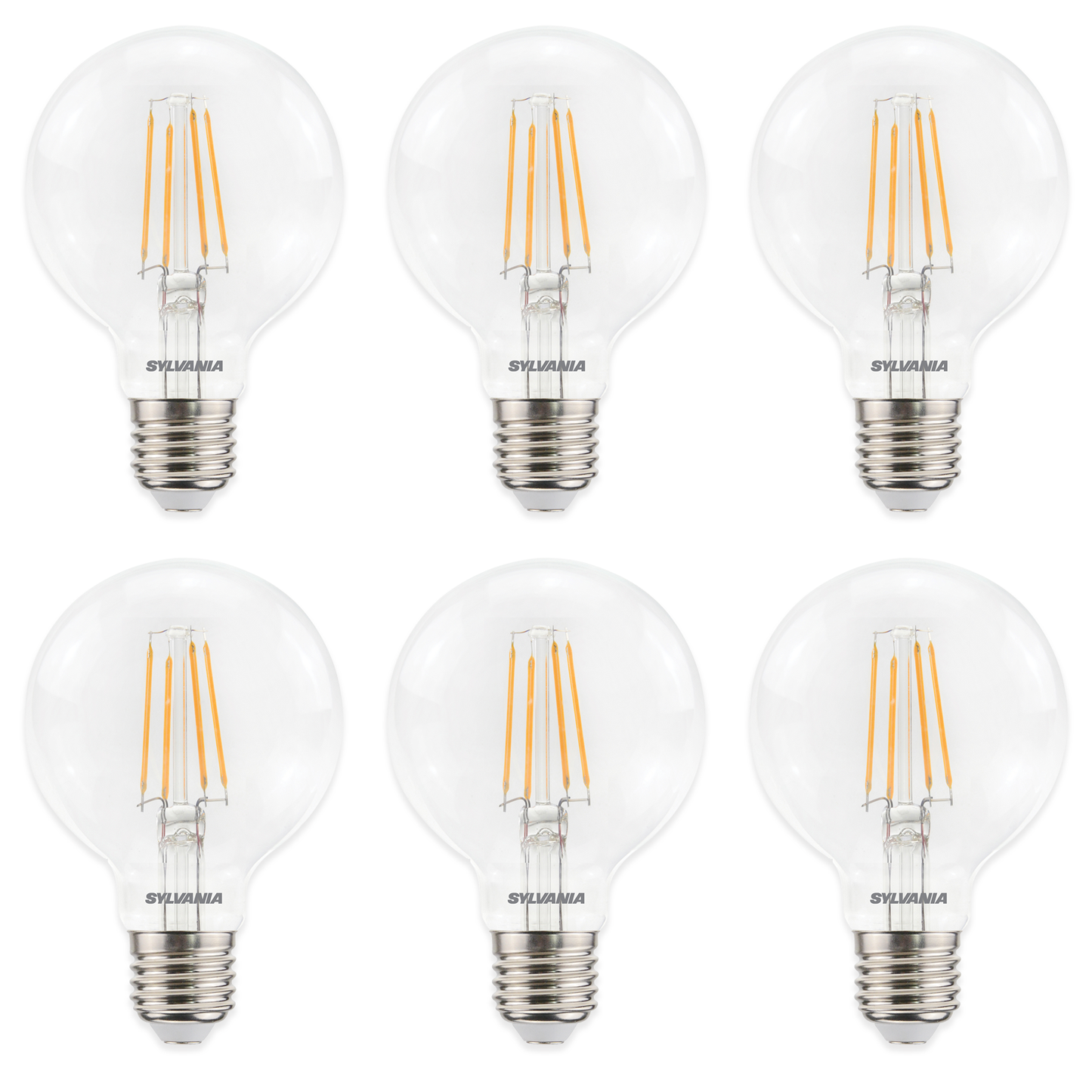 LED Lampe E27 | Kugelform | Warmweiß | 50W Ersatz