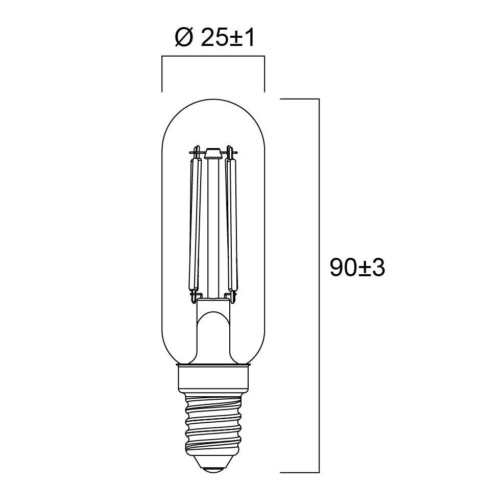 LED Lampe für Abzugshaube / Kühlschrank | 25-40W Ersatz | Warmweiß