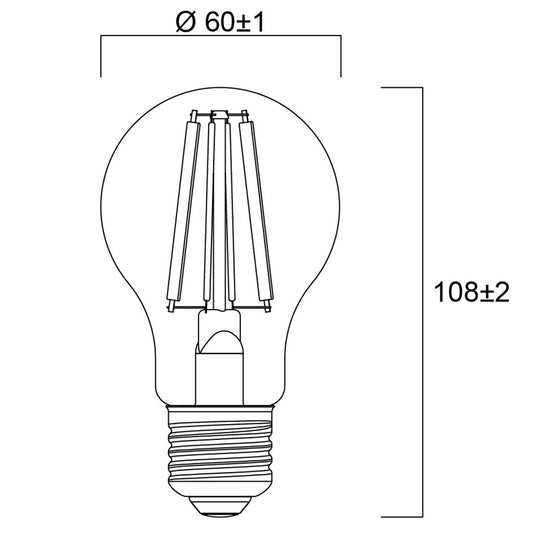 LED Lampe | Effizienzklasse A | E27 | Warmweiß & Neutralweiß | 60W Ersatz