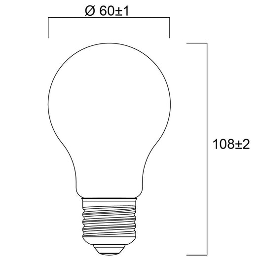 LED Lampe | Effizienzklasse A | E27 | Neutralweiß | 60W Ersatz