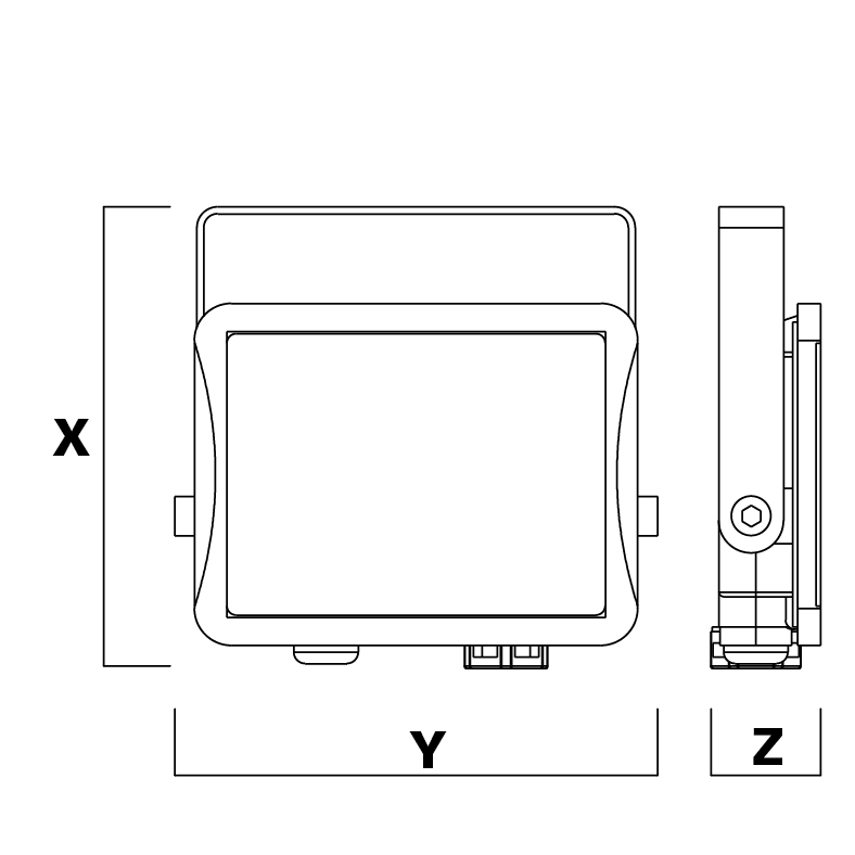 LED Stahler | Außenbereich | 1.000-10.000 Lumen | IP65