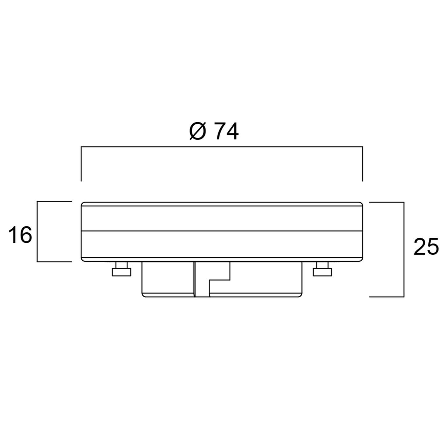 MicroLynx LED Lampe | GX53 Sockel | Ø 74mm | Warmweiß & Neutralweiß