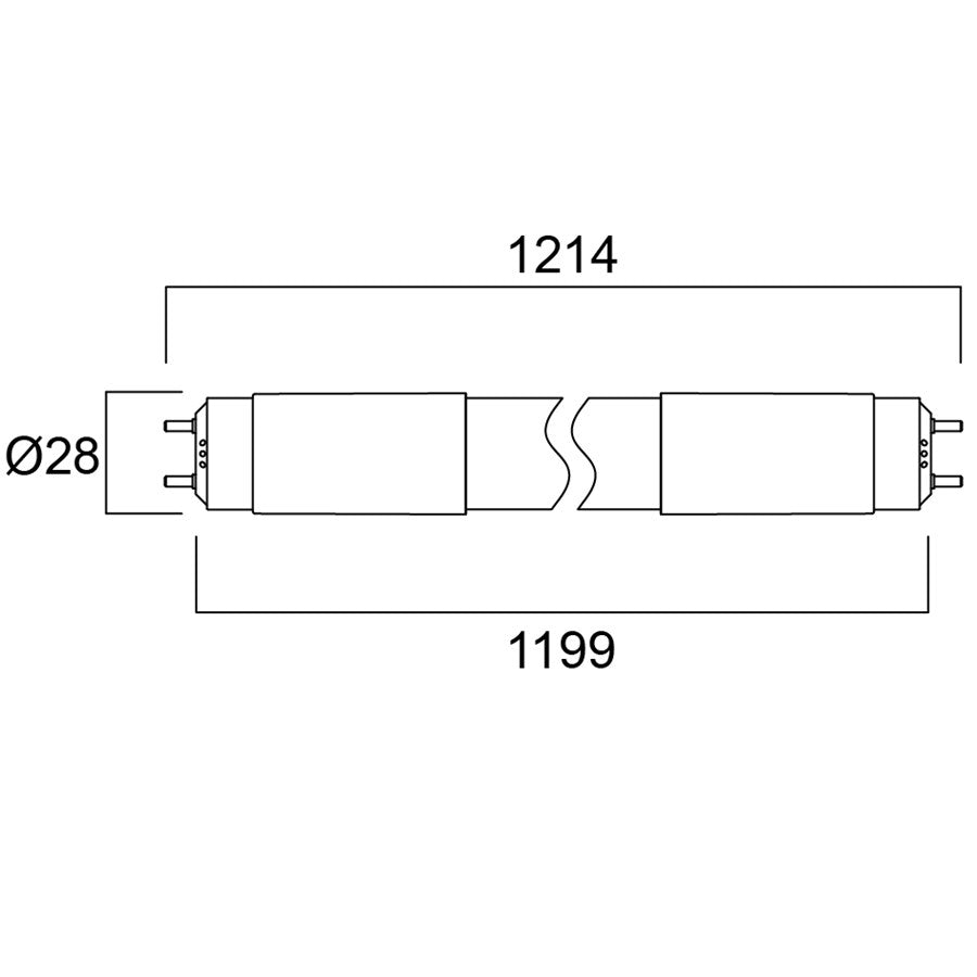 LED Röhre T8 | 1200 mm | Ersatz für 36W | für EVG & KVG & AC | verfügbar in Neutralweiß & Tageslichtweiß