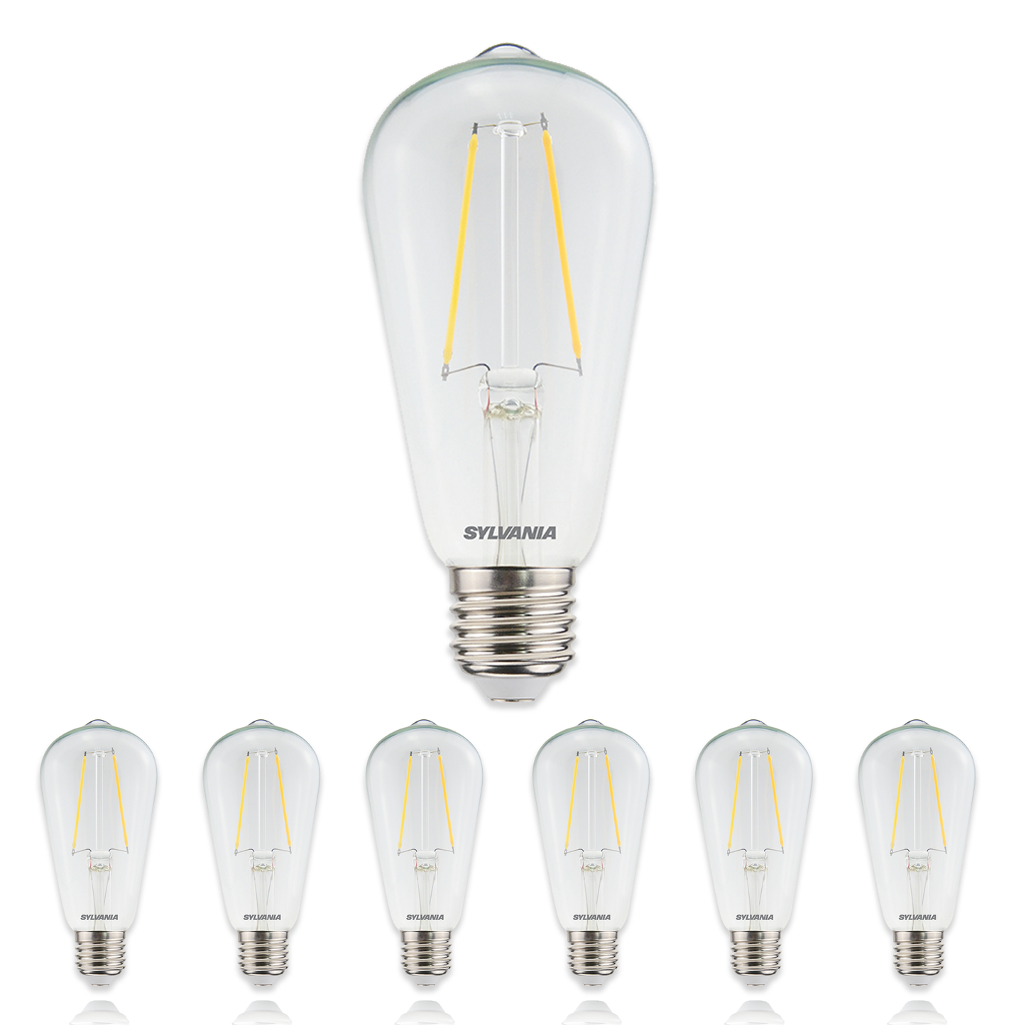 LED Lampe E27 | Warmweiß | Edison Form | 60W Ersatz