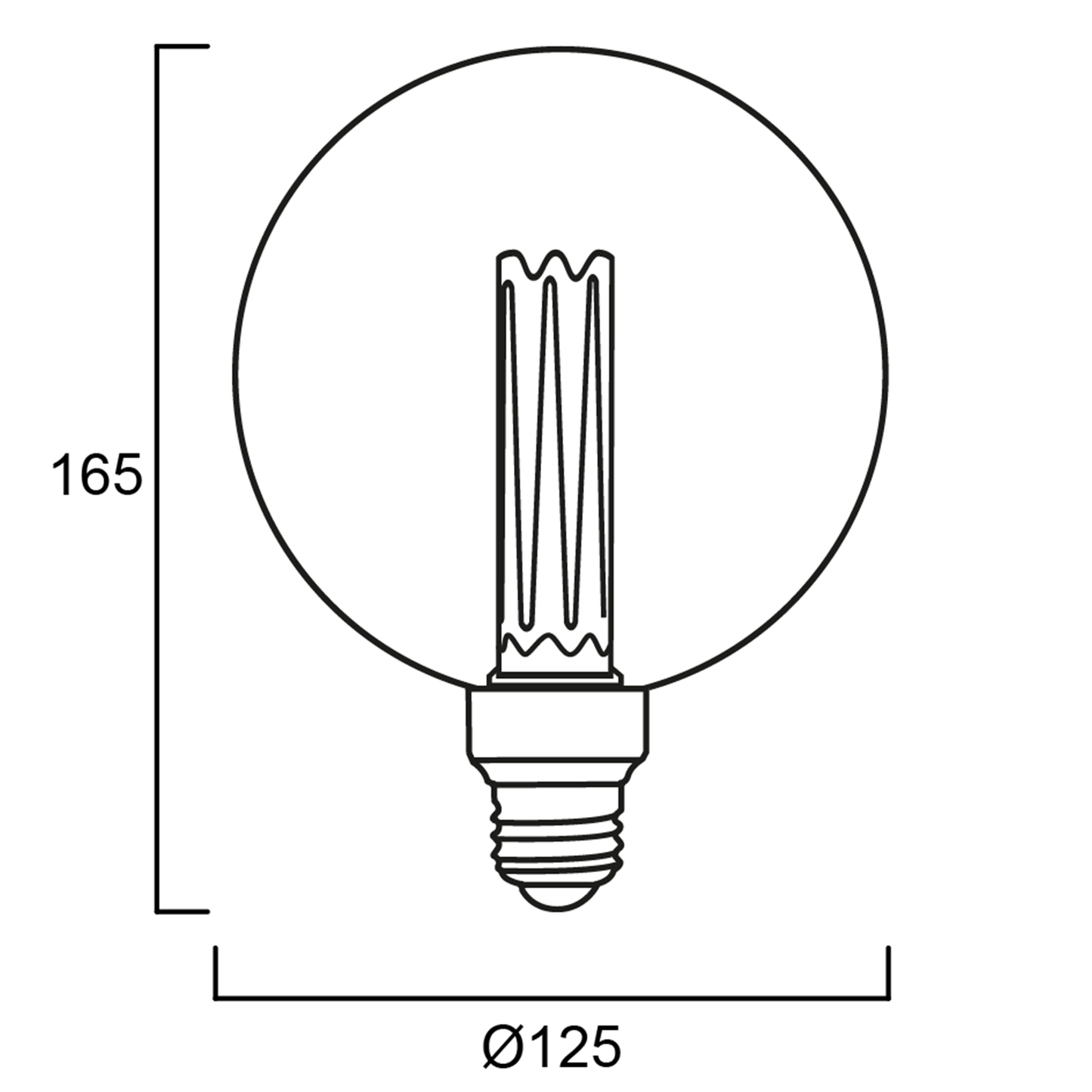 Retro LED Lampe | Dekoratives Design | verschiedene Formen