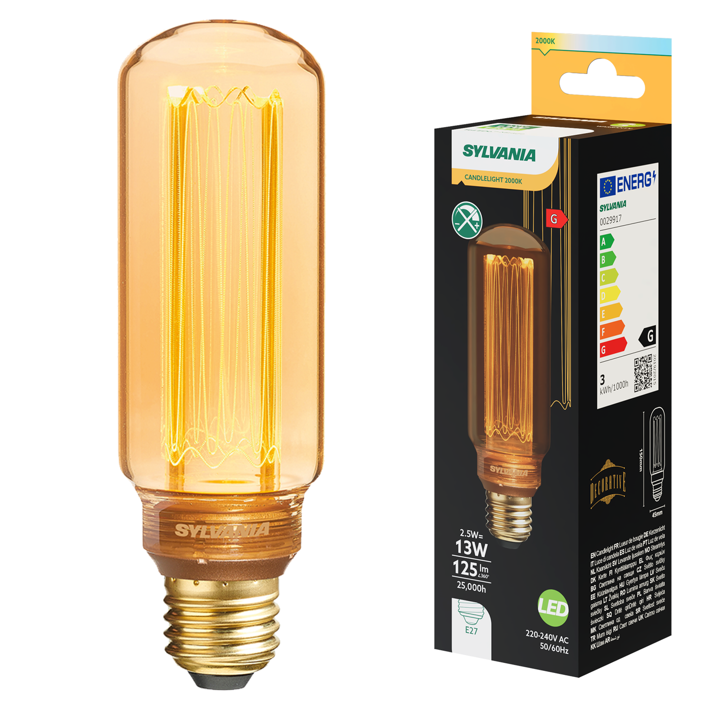 Retro LED Lampe | Dekoratives Design | verschiedene Formen