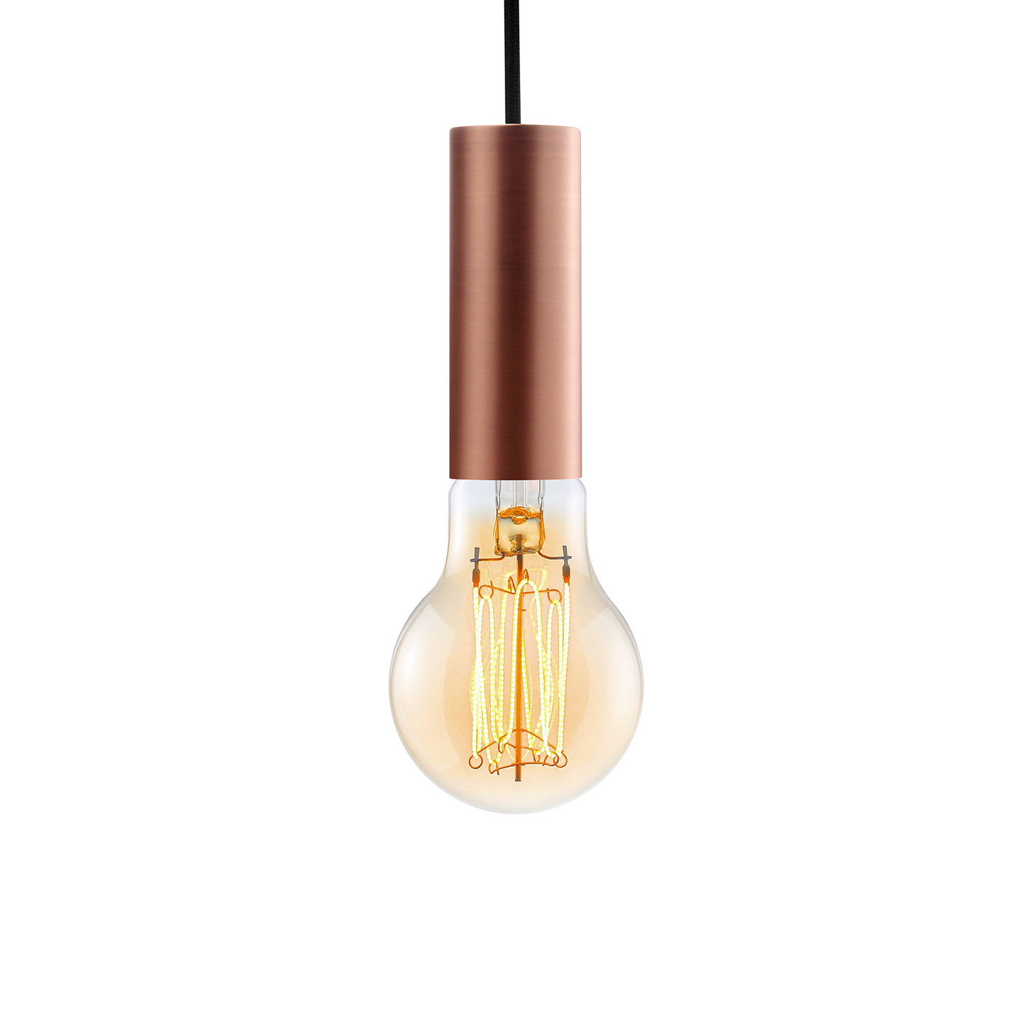 Retro Vintage LED Lampe | Birnenform / Kugelform | Gold / Dunkel | E27 | dimmbar