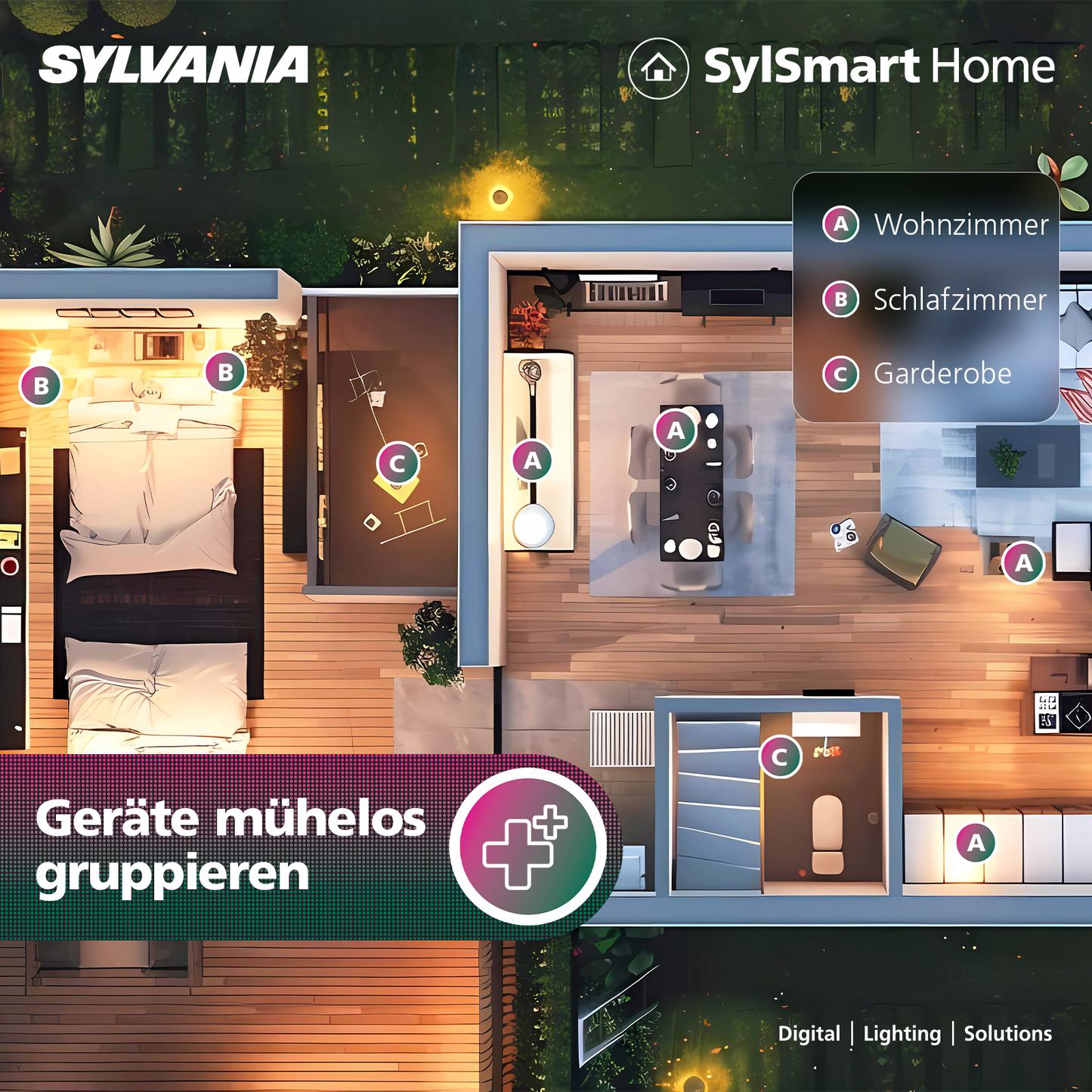 Fernbedienung für SYLVANIA Smart Produkte