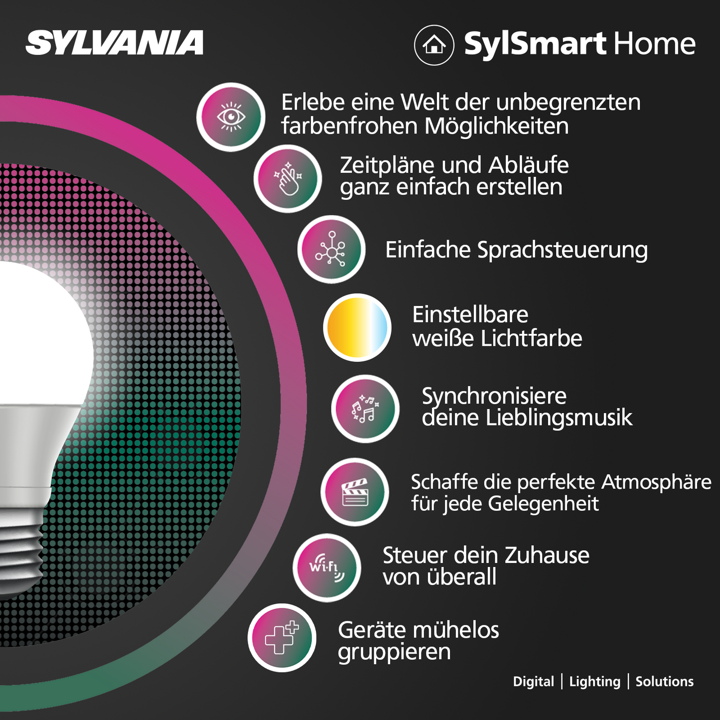 Fernbedienung für SYLVANIA Smart Produkte