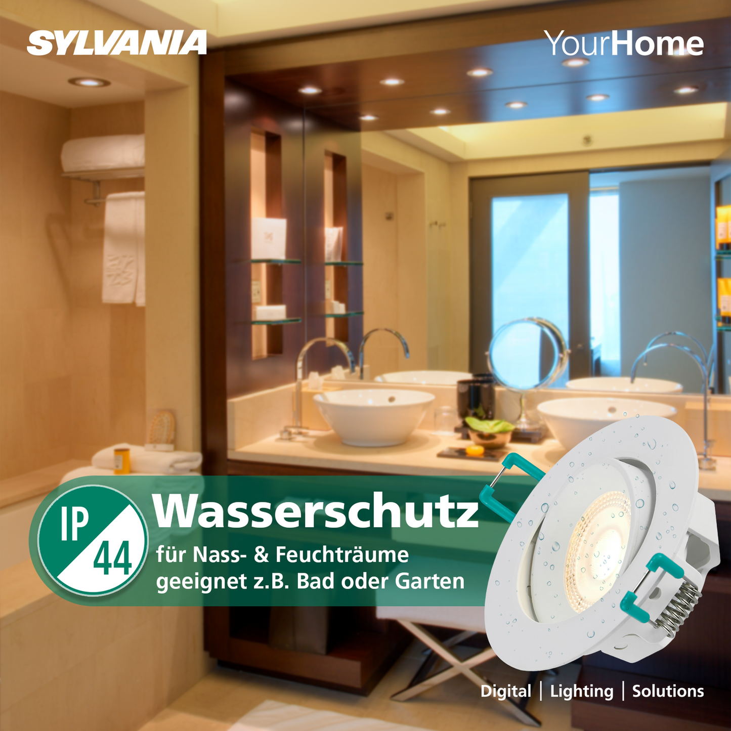 LED Einbaustrahler 230V | 3er & 10er Pack | Warmweiß | Ø 68 mm | Schwenkbar