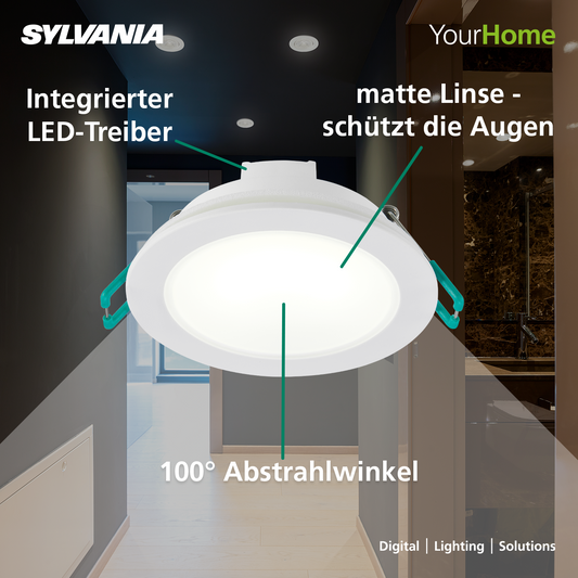 LED Einbaustrahler 230V | 10er Pack | Neutralweiß | Ø 68 mm | IP65