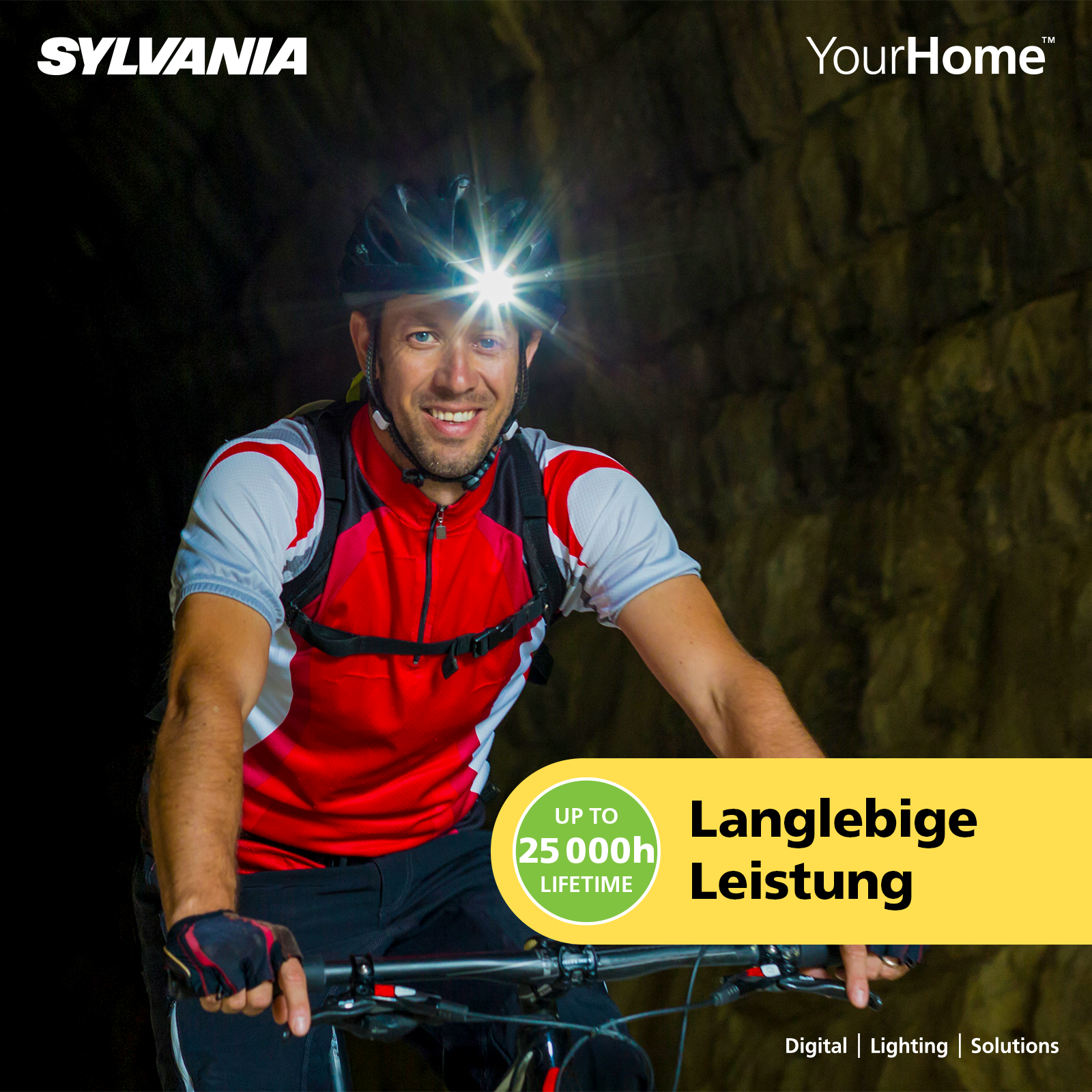 stirnlampe fahrradhelm SYLVANIA Stirnlampe LED mit Akku Wiederaufladbar