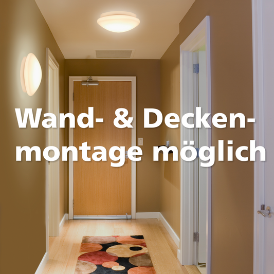 LED Deckenleuchte / Wandleuchte | Ø 33 cm | Warmweiß & Neutralweiß einstellbar